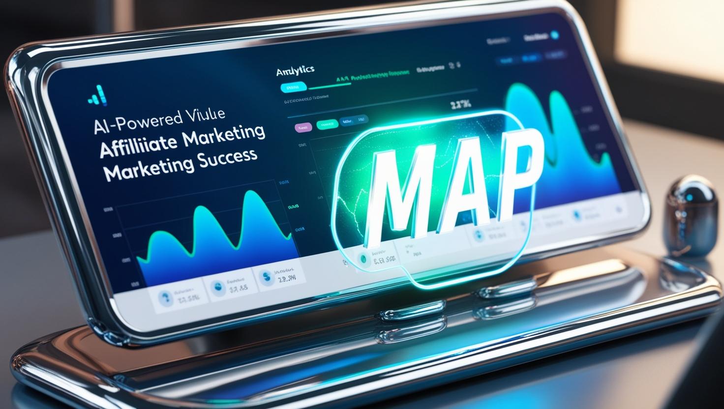 AI-powered affiliate marketing dashboard showcasing Master Affiliate Profits’ analytics tools.