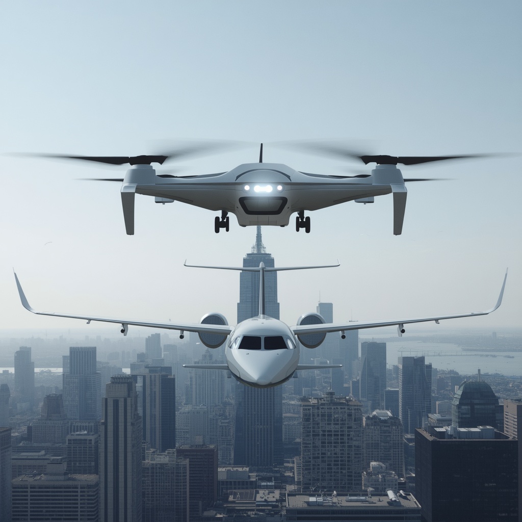 Sustainable private aviation future with eVTOL and sustainable aviation fuel.